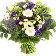 Bouquet blue purple white (Bouquet blue - white shades larger)